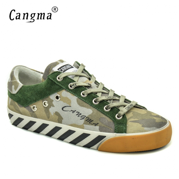 CANGMA Designer Brand Sneakers Vintage Casual Woman Shoes Handmade Genuine Leather White Bass Breathable Women Shoes